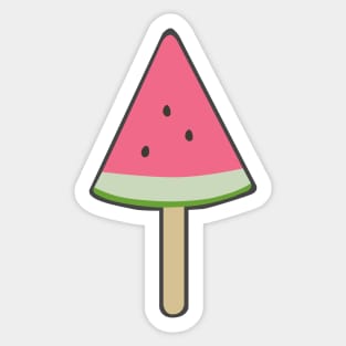 Watermelon Popsicle Sticker